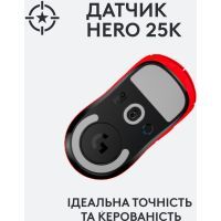 Мышка Logitech G Pro X Superlight Wireless Red (910-006784) изображение 4