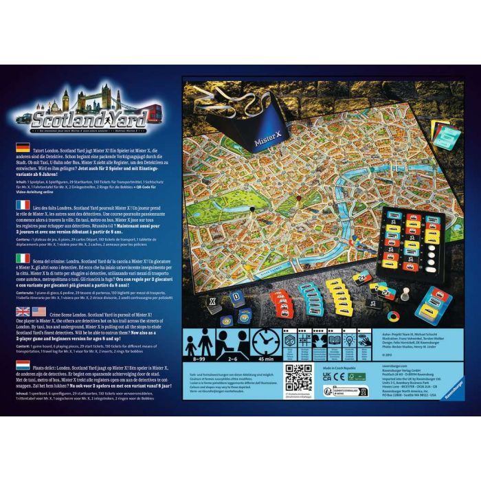 Настольная игра Ravensburger Скотланд Ярд (Scotland yard) (26780) изображение 4