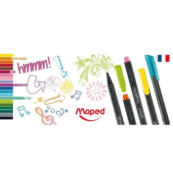 Лайнер Maped Graph Peps 0.4 мм черный (MP.749111) изображение 4