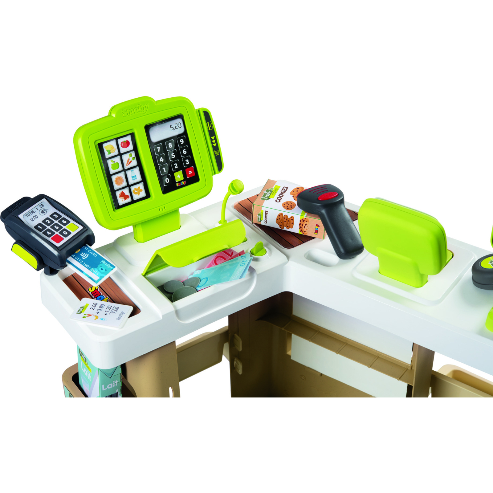 Игровой набор Smoby Интерактивный супермаркет Фреш с корзиной и сканером со световыми и звуковыми эффектами (350233) изображение 11