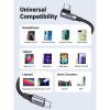 Дата кабель USB-C to USB-C 3.0m 60W US255 90-degree Angle Black Ugreen (80714) зображення 7
