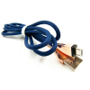 Дата кабель USB 2.0 AM to Micro 5P 1.5m blue Dengos (NTK-M-DL-SET-BLUE) изображение 2