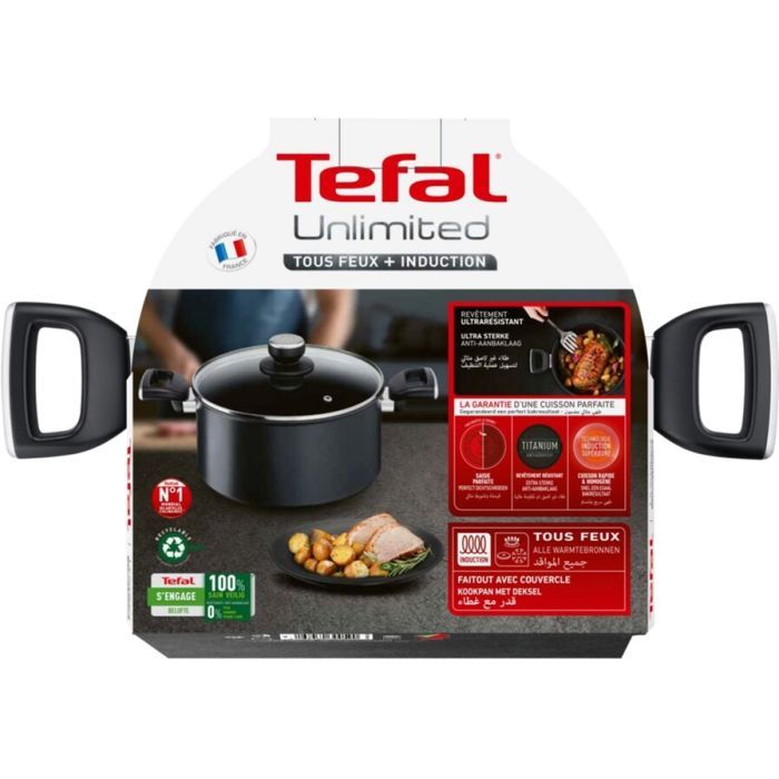Каструля Tefal Unlimited 5,3 л Black (G2554672) зображення 7