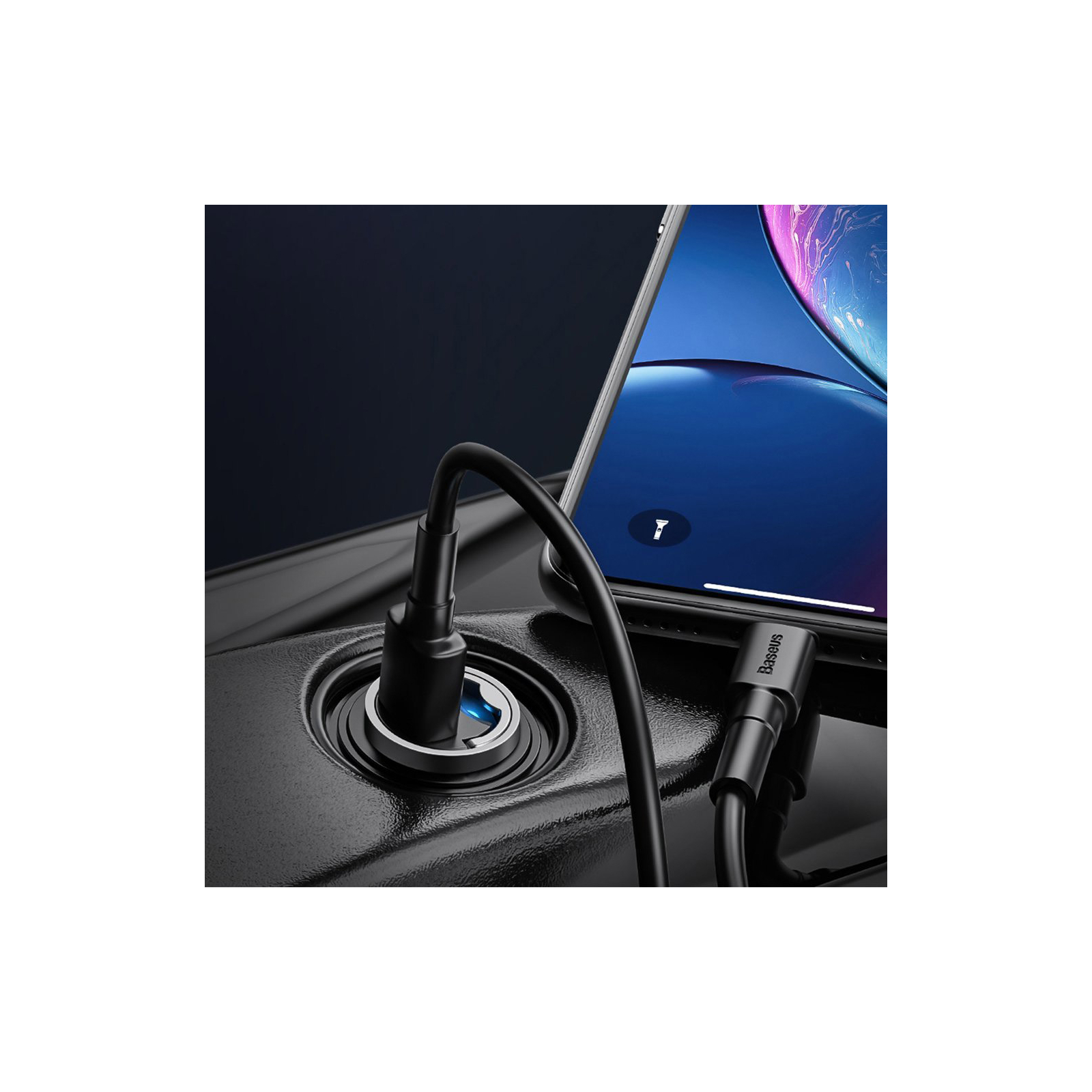 Зарядний пристрій Baseus Tiny Star Mini PPS Car Charge USB-A Gray (VCHX-B0G) зображення 7