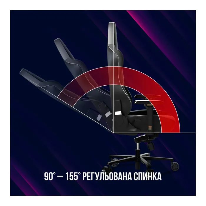 Крісло ігрове Lorgar Base 311 Black/Blue (LRG-CHR311BBL) зображення 10