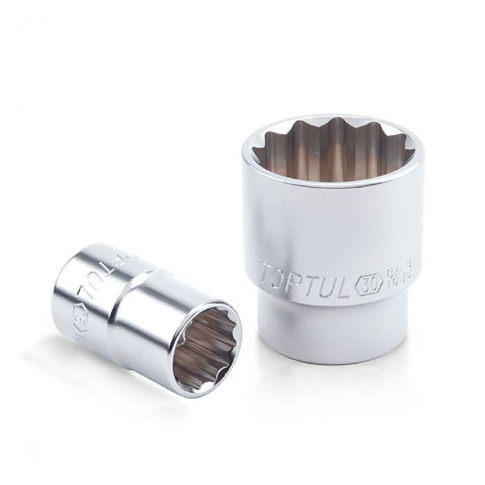 Головка торцевая Toptul 23 мм 1/2" 12-гранная (BAEB1623)