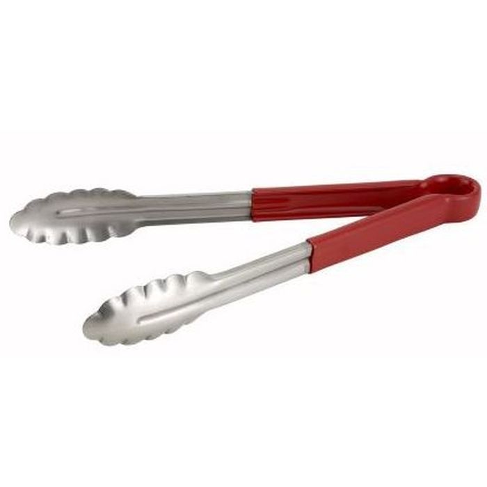 Щипці кухонні Winco UT-12HP-R 30 см Red (59816)