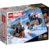 Конструктор LEGO Marvel Мотоцикли Чорної Вдови й Капітана Америка 130 деталей (76260)