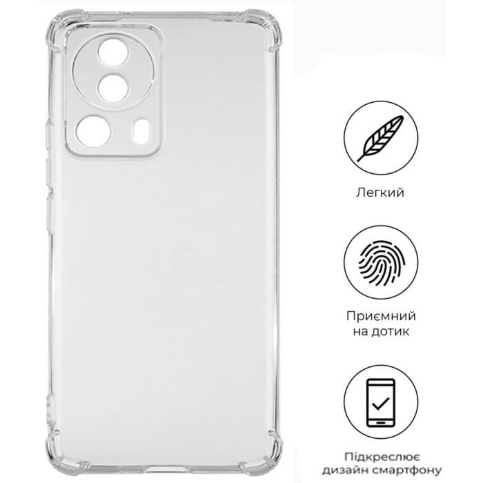 Чохол до мобільного телефона BeCover Anti-Shock Xiaomi 13 Lite Clear (709327) зображення 5