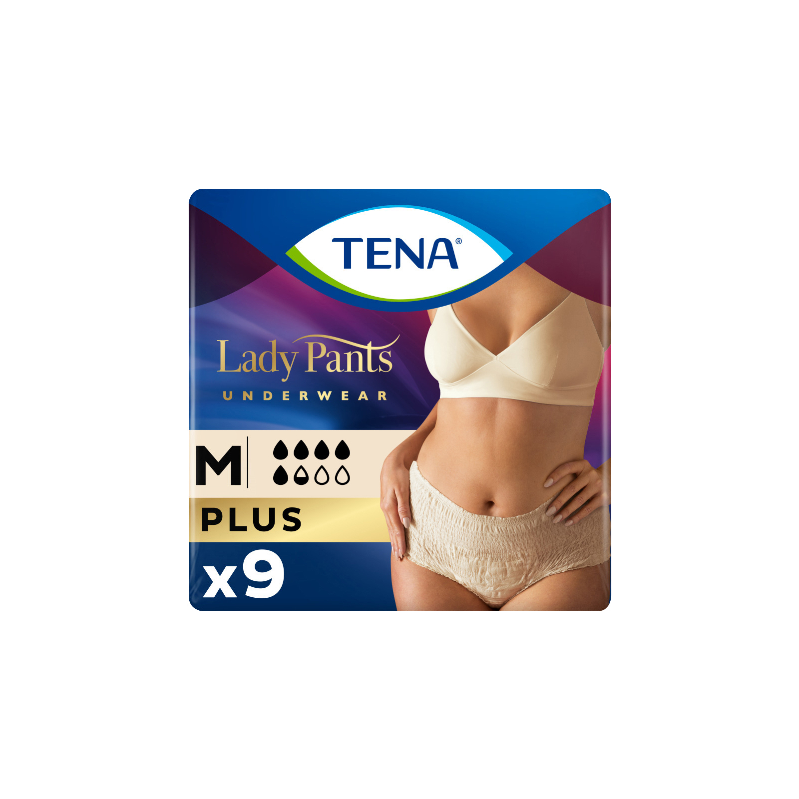 Подгузники для взрослых Tena Lady Pants Plus M для женщин 9 шт Creme, East (7322540920772)