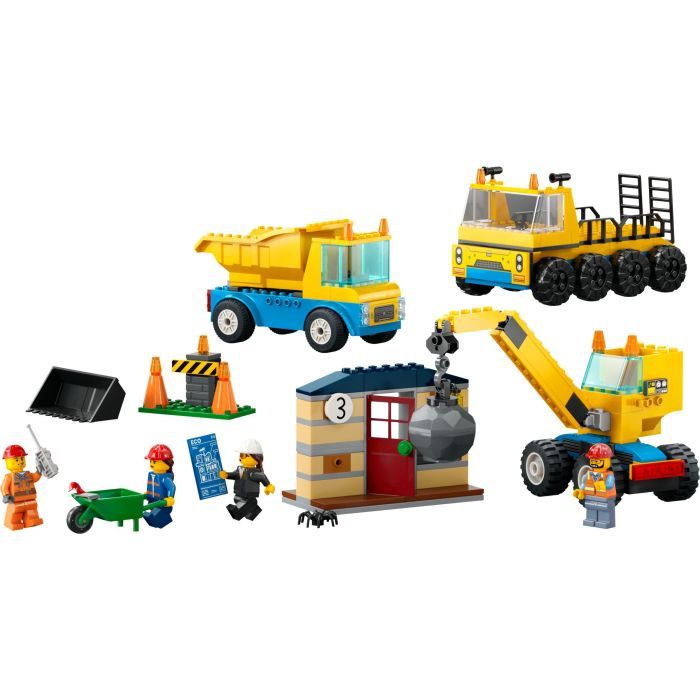 Конструктор LEGO City Строительный грузовик и шаровидный кран-таран 235 деталей (60391) изображение 2