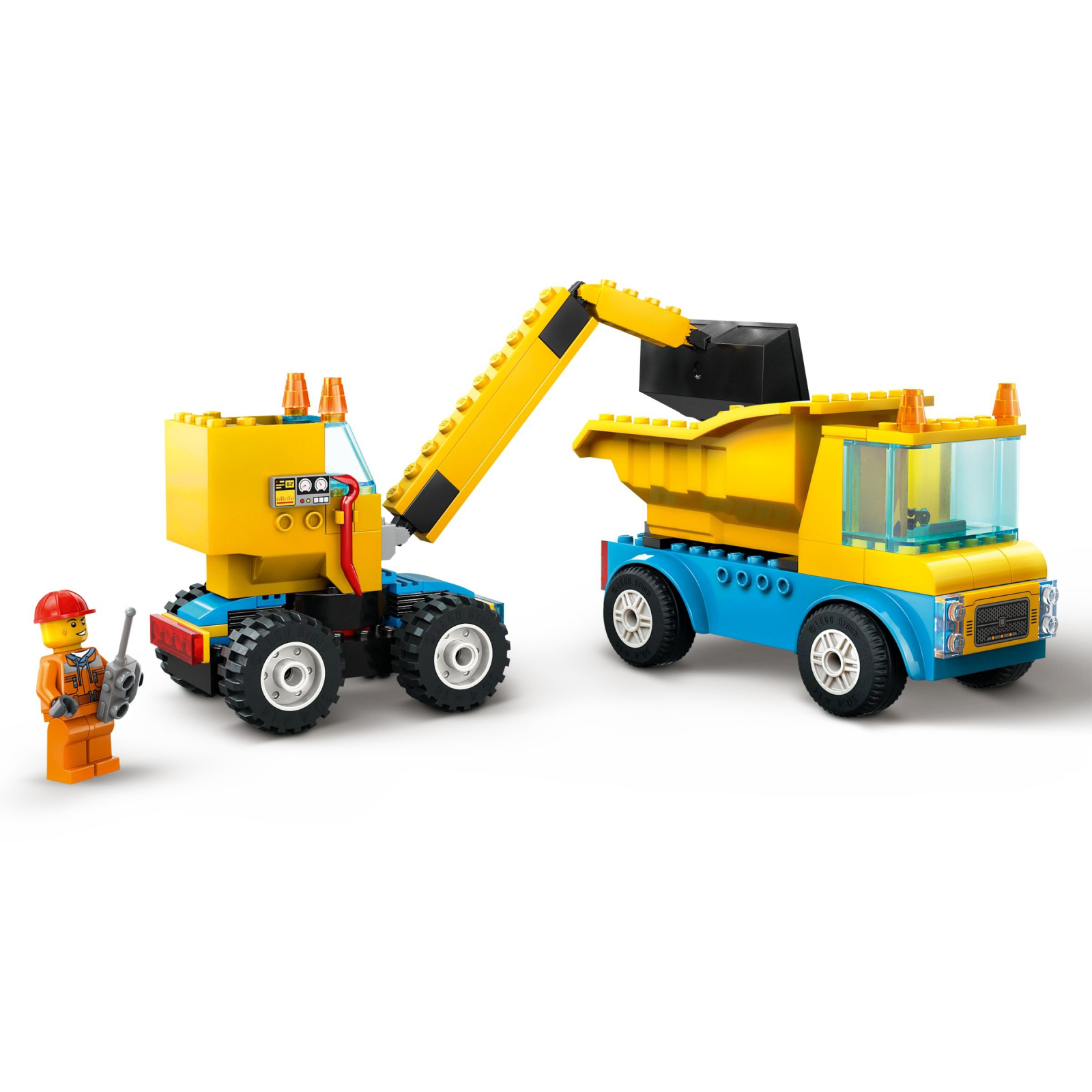 Конструктор LEGO City Строительный грузовик и шаровидный кран-таран 235 деталей (60391) изображение 3