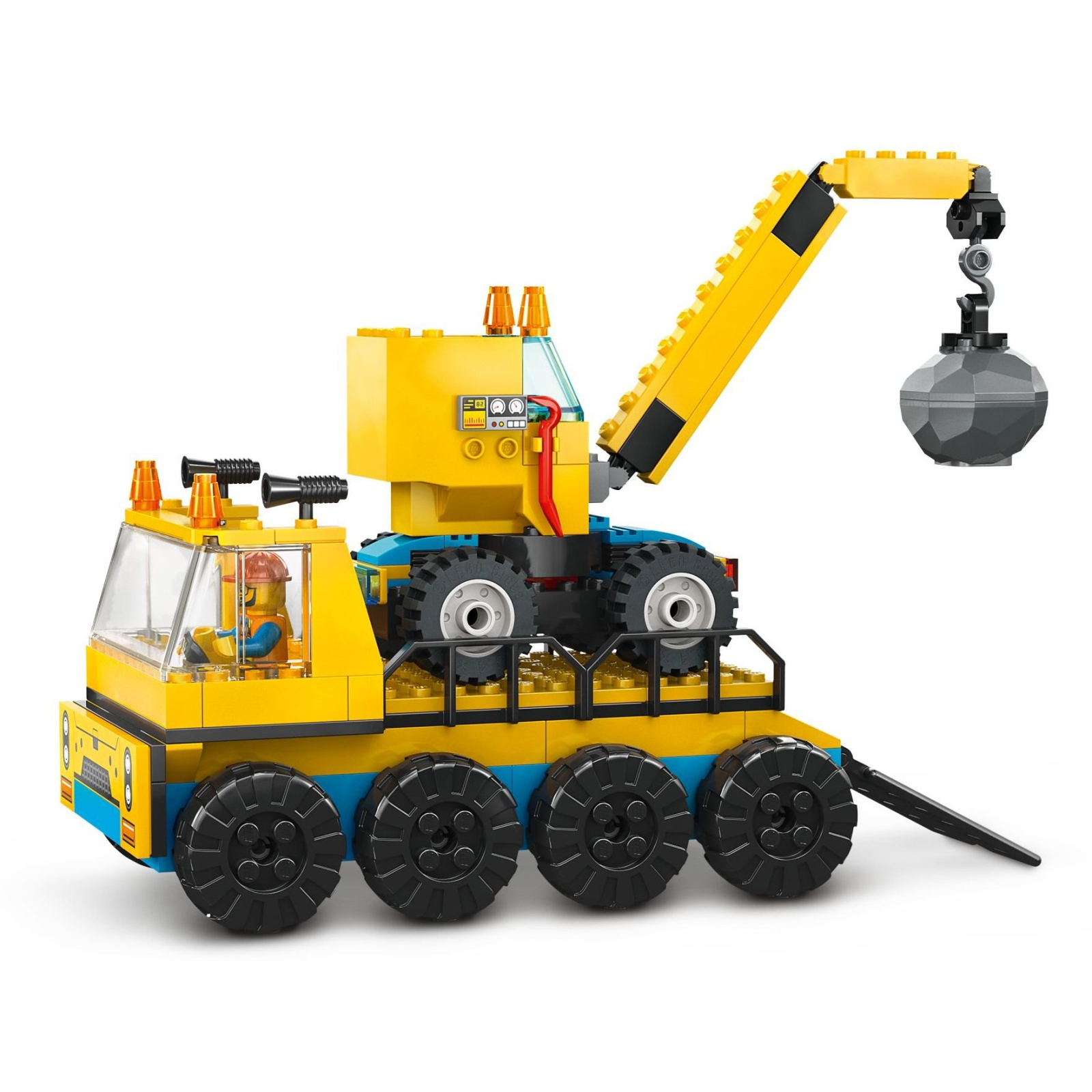 Конструктор LEGO City Строительный грузовик и шаровидный кран-таран 235 деталей (60391) изображение 4
