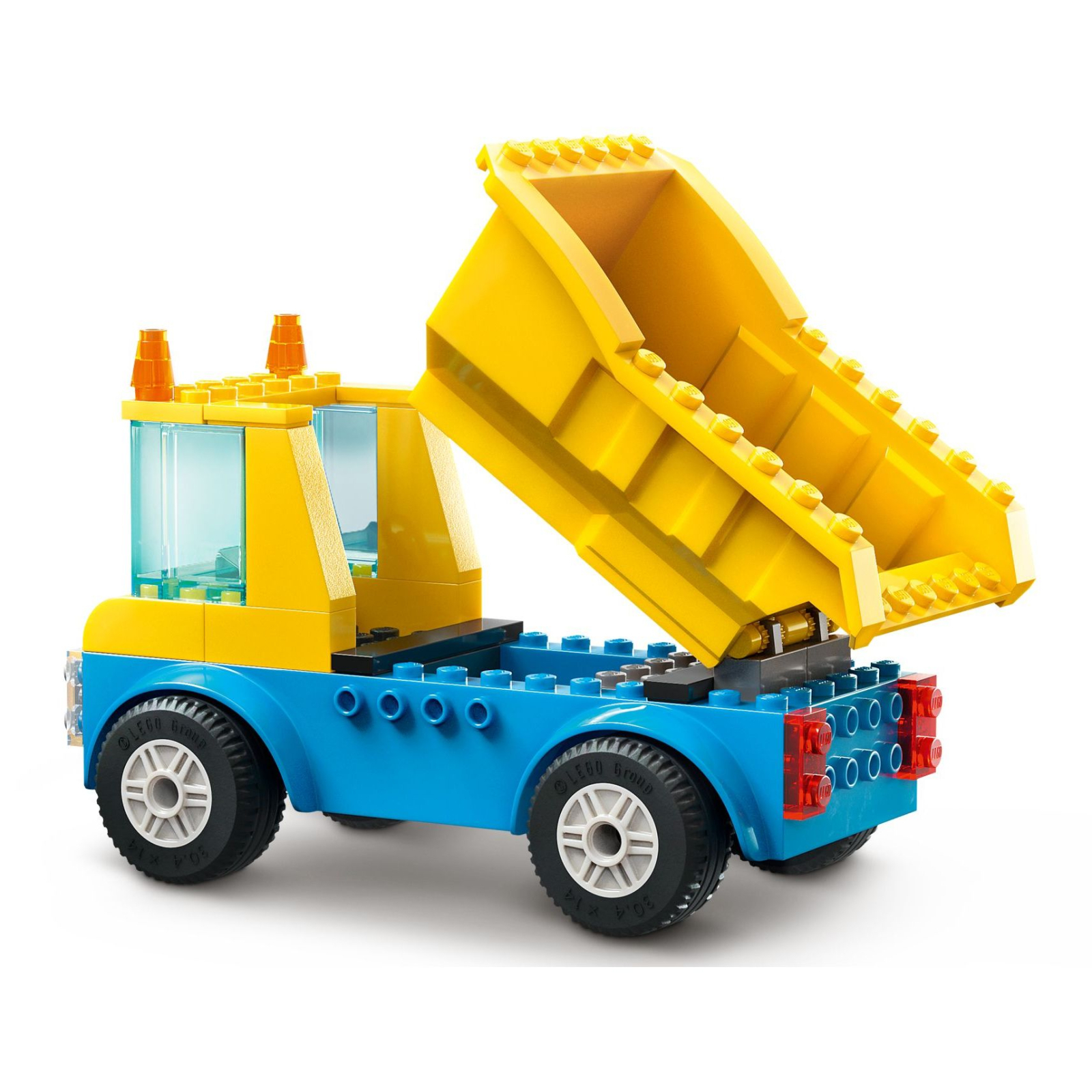 Конструктор LEGO City Строительный грузовик и шаровидный кран-таран 235 деталей (60391) изображение 5