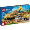 Конструктор LEGO City Строительный грузовик и шаровидный кран-таран 235 деталей (60391)