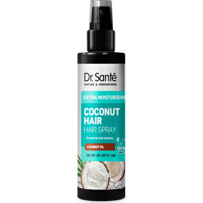 Спрей для волос Dr. Sante Coconut Hair Экстраувлажнение Защита и восстановление 150 мл (4823015938238) изображение 2