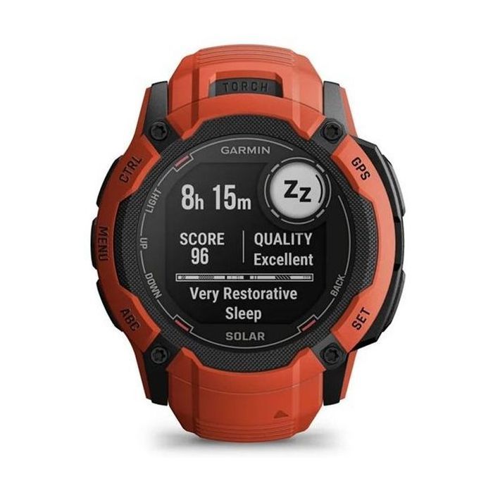 Смарт-годинник Garmin Instinct 2X, Solar, Flame Red, GPS (010-02805-01) зображення 7