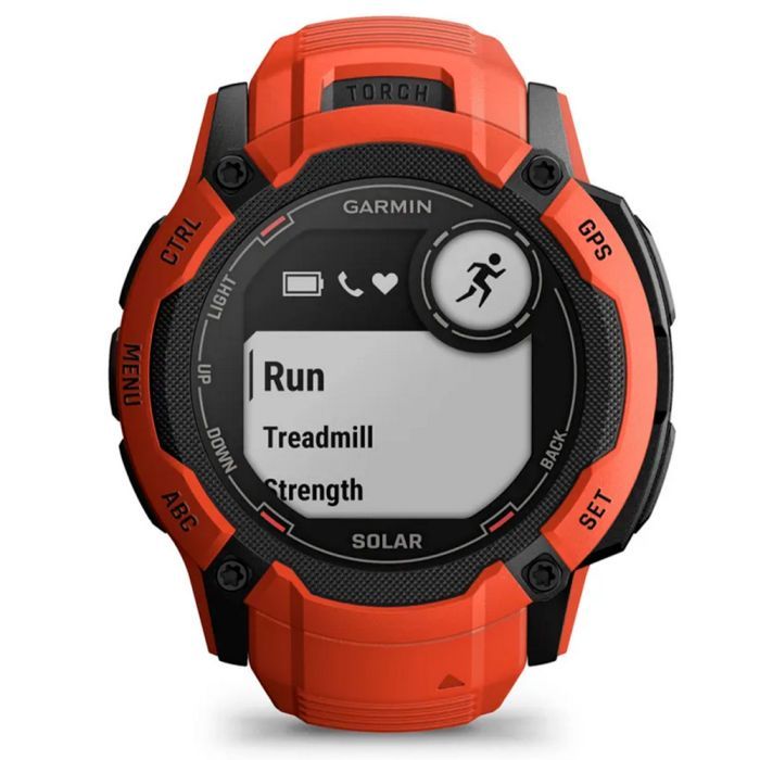 Смарт-годинник Garmin Instinct 2X, Solar, Flame Red, GPS (010-02805-01) зображення 8