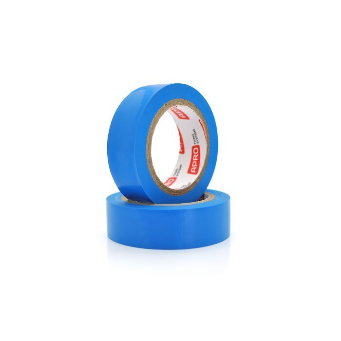 Изоляционная лента APRO 0,14мм*17мм*25м blue (10 шт. упак) (0,14мм*17мм*25м / 05738)