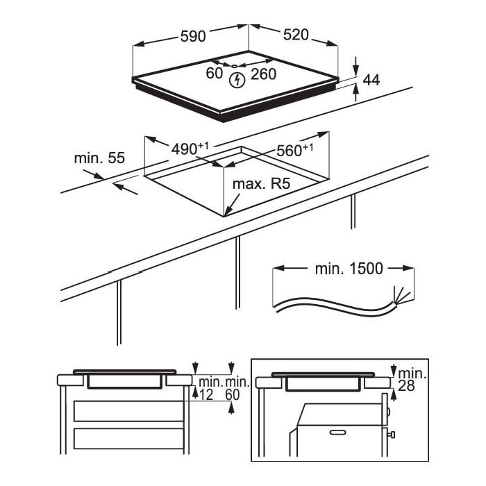 Варочна поверхня Electrolux LIR60433 зображення 8