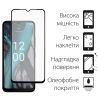 Скло захисне Dengos Full Glue Nokia C22 (black) (TGFG-305) зображення 2