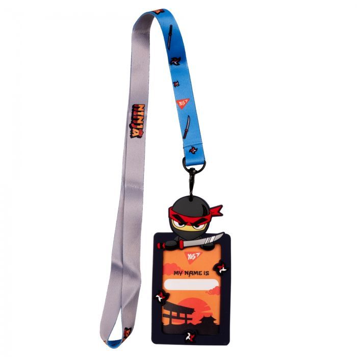 Бейдж Yes силиконовый на ленте Ninja (940303) изображение 2