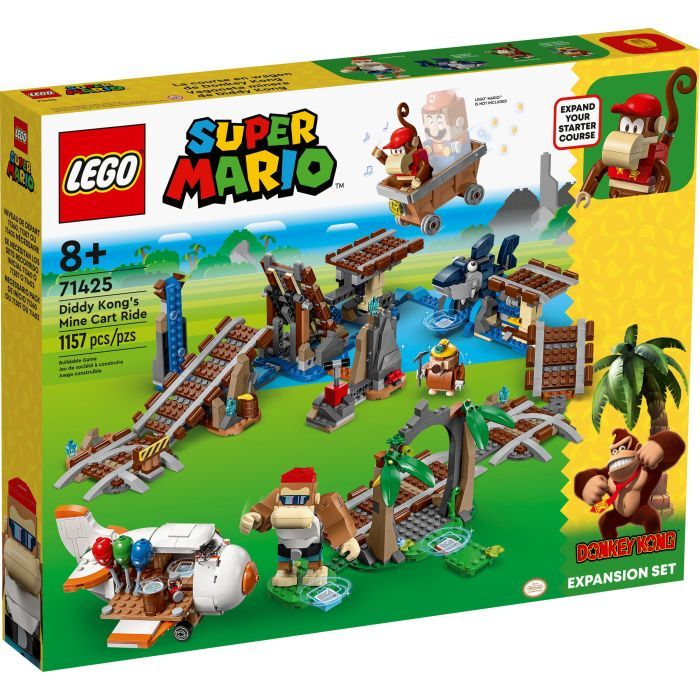 Конструктор LEGO Super Mario Поїздка у вагонетці Дідді Конґа. Додатковий набір (71425)