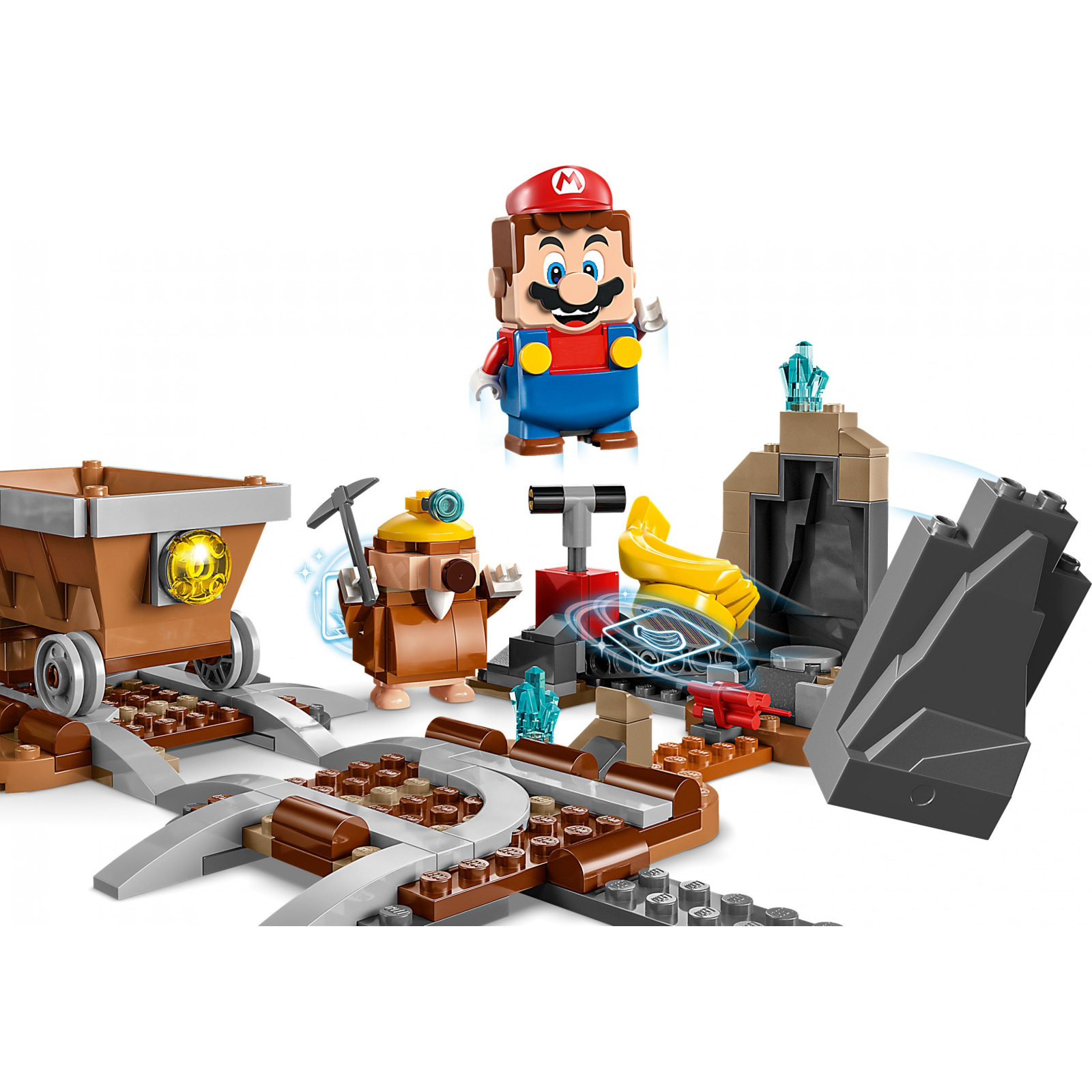 Конструктор LEGO Super Mario Поїздка у вагонетці Дідді Конґа. Додатковий набір (71425) зображення 7