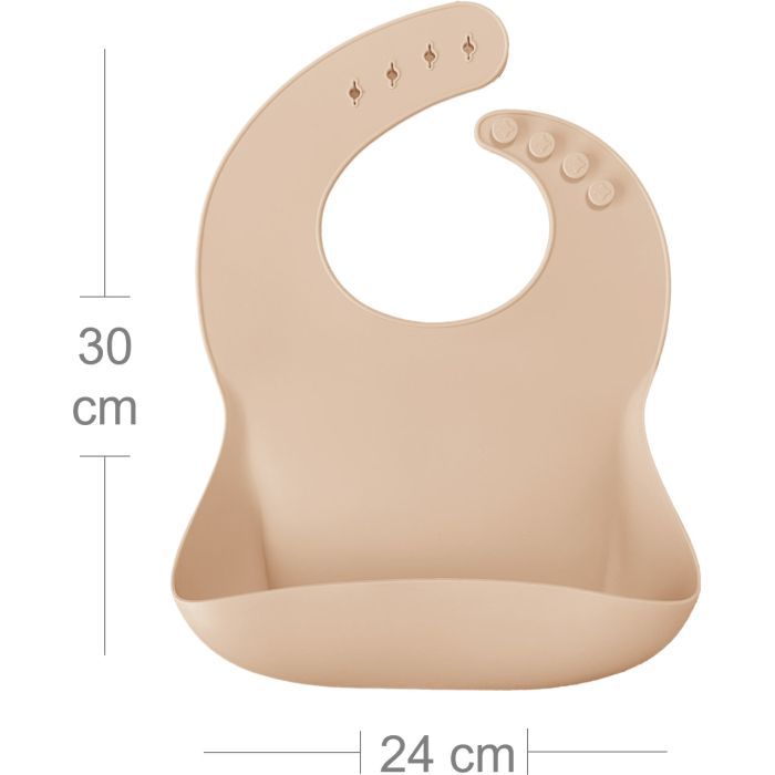 Слинявчик MinikOiOi силіконовий 100% Basics-Bib 2 шт (River Green/Powder Grey) (101020067) зображення 6