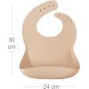 Слинявчик MinikOiOi силіконовий 100% BASICS - Bubble Beige / Powd, 2шт (101020066) зображення 6