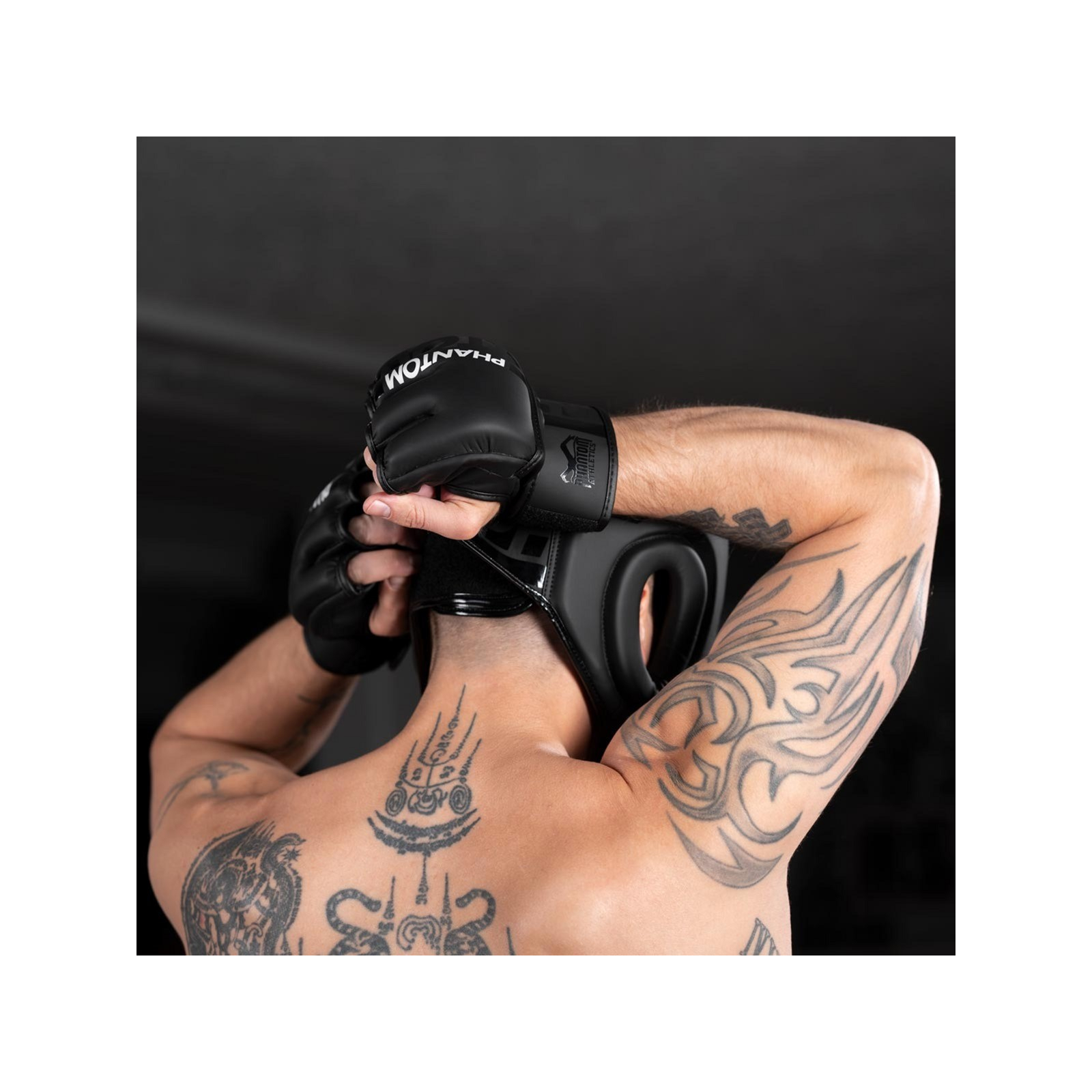 Боксерський шолом Phantom APEX Full Face Black (PHHG2026) зображення 3