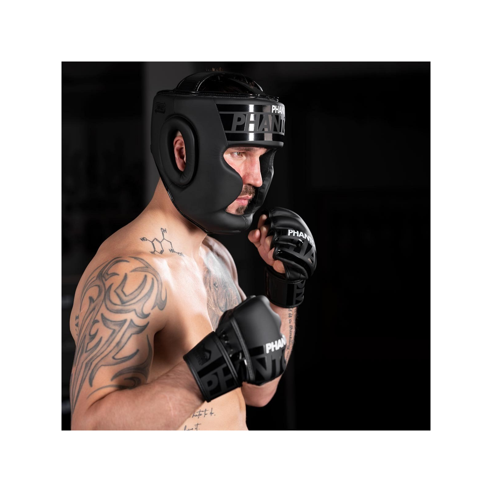 Боксерський шолом Phantom APEX Full Face Black (PHHG2026) зображення 7