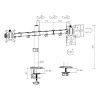 Кронштейн Brateck LDT66-C024 изображение 2