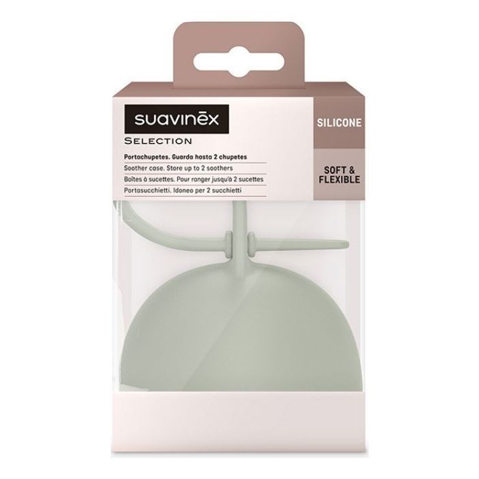 Контейнер для пустушок Suavinex Colour Essence, силіконовий, блакитний (401537) зображення 3