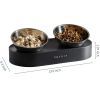 Універсальний посуд для тварин Petkit FRESH NANO-METAL Pet Cat TWO Bowl Stand (P5201) зображення 2