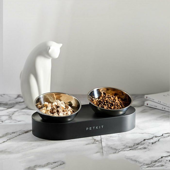 Універсальний посуд для тварин Petkit FRESH NANO-METAL Pet Cat TWO Bowl Stand (P5201) зображення 6
