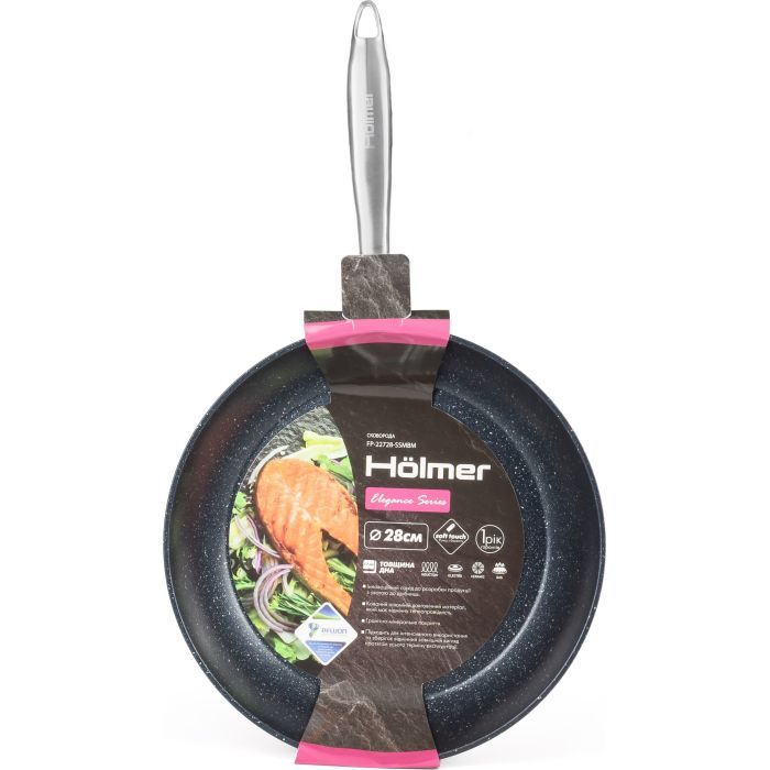 Сковорода Hölmer Elegance кована 28 см (FP-22728-SSMBM Elegance) изображение 6
