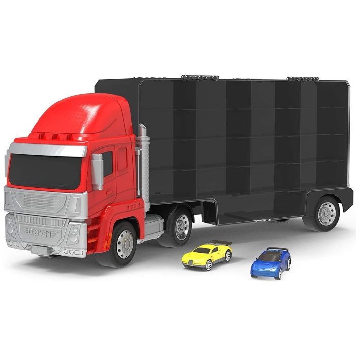 Игровой набор Driven Грузовик-транспортер Turbocharge + 2 машинки (WH1124Z) изображение 2