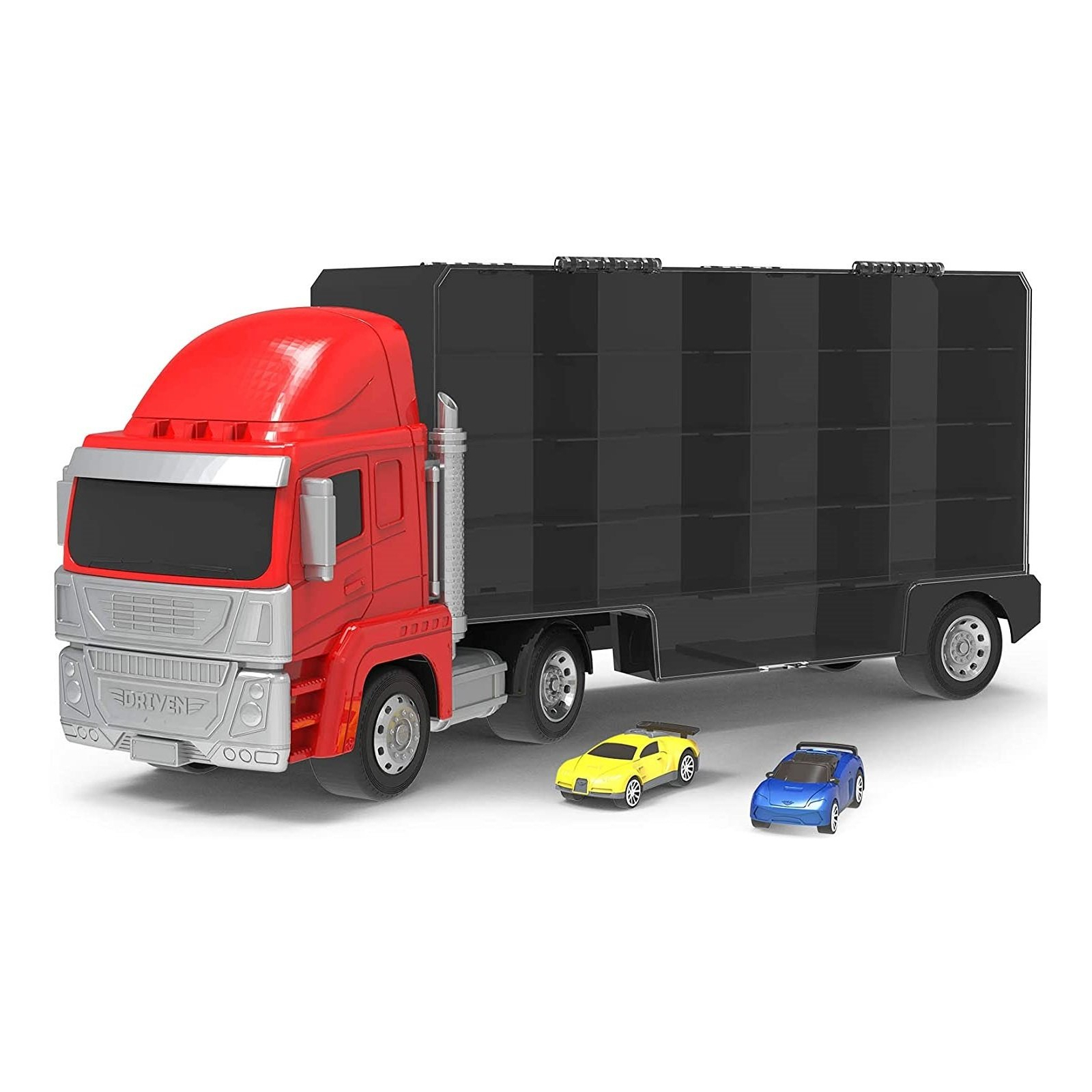 Ігровий набір Driven Вантажівка-транспортер Turbocharge + 2 машинки (WH1124Z) зображення 2