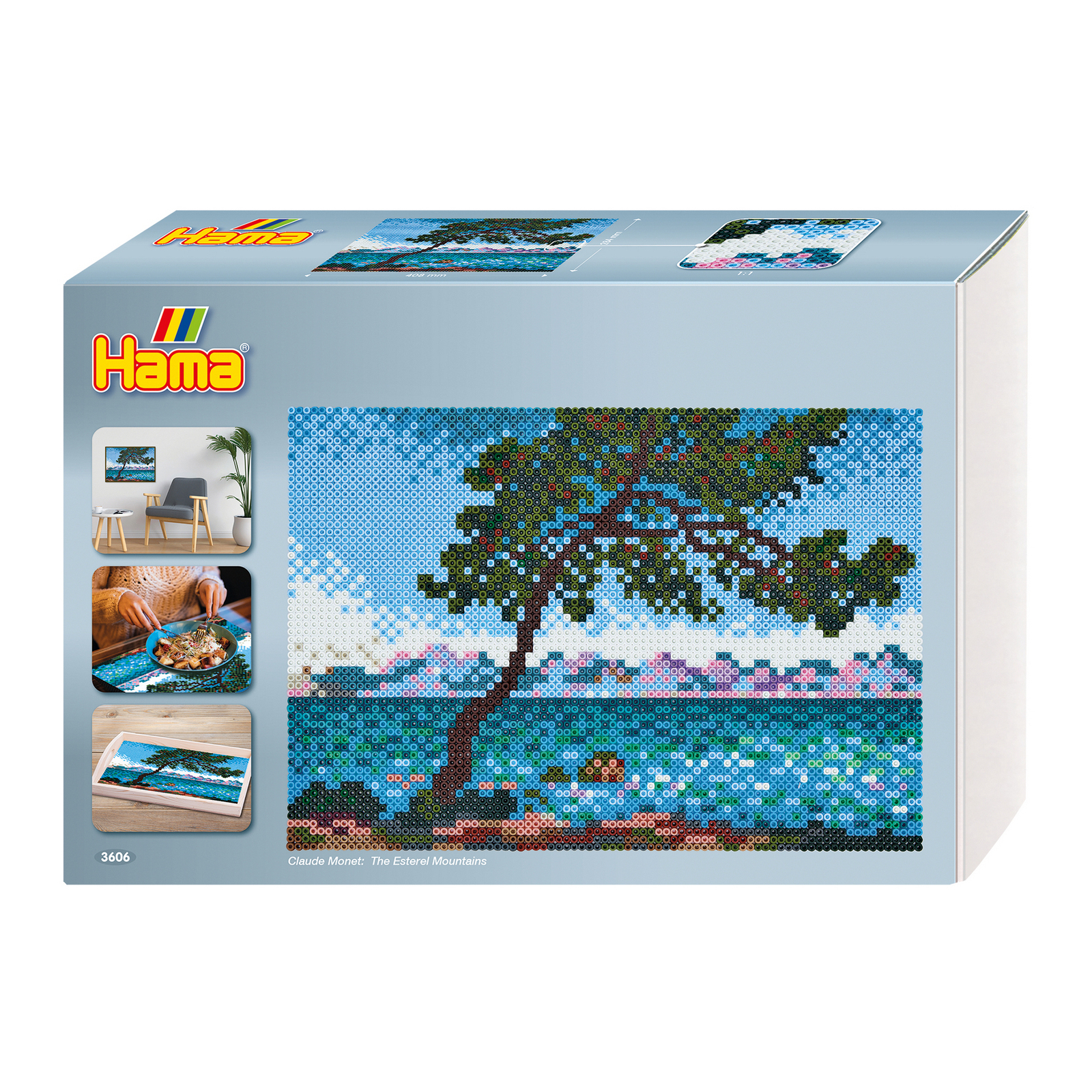 Набор для творчества Hama термомозаика Большой набор Искусство Клод Моне (HM-3606)