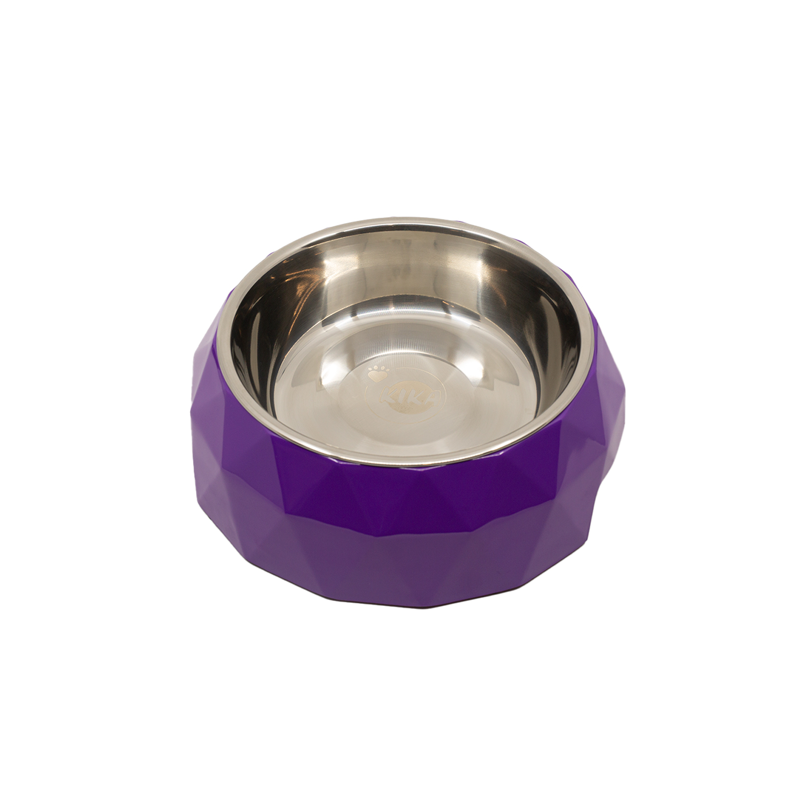 Посуд для собак KIKA Миска Diamond XL фіолетова (SDML991054XLV)