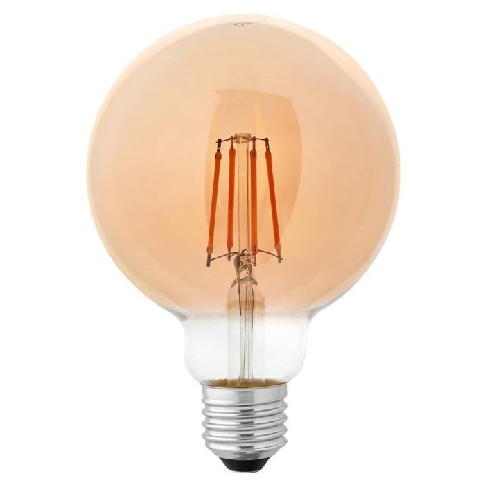 Лампочка Delux Globe G95 6Вт E27 2700К amber filament (90016727)