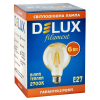Лампочка Delux Globe G95 6Вт E27 2700К amber filament (90016727) изображение 2