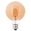 Лампочка Delux Globe G95 6Вт E27 2700К amber filament (90016727)