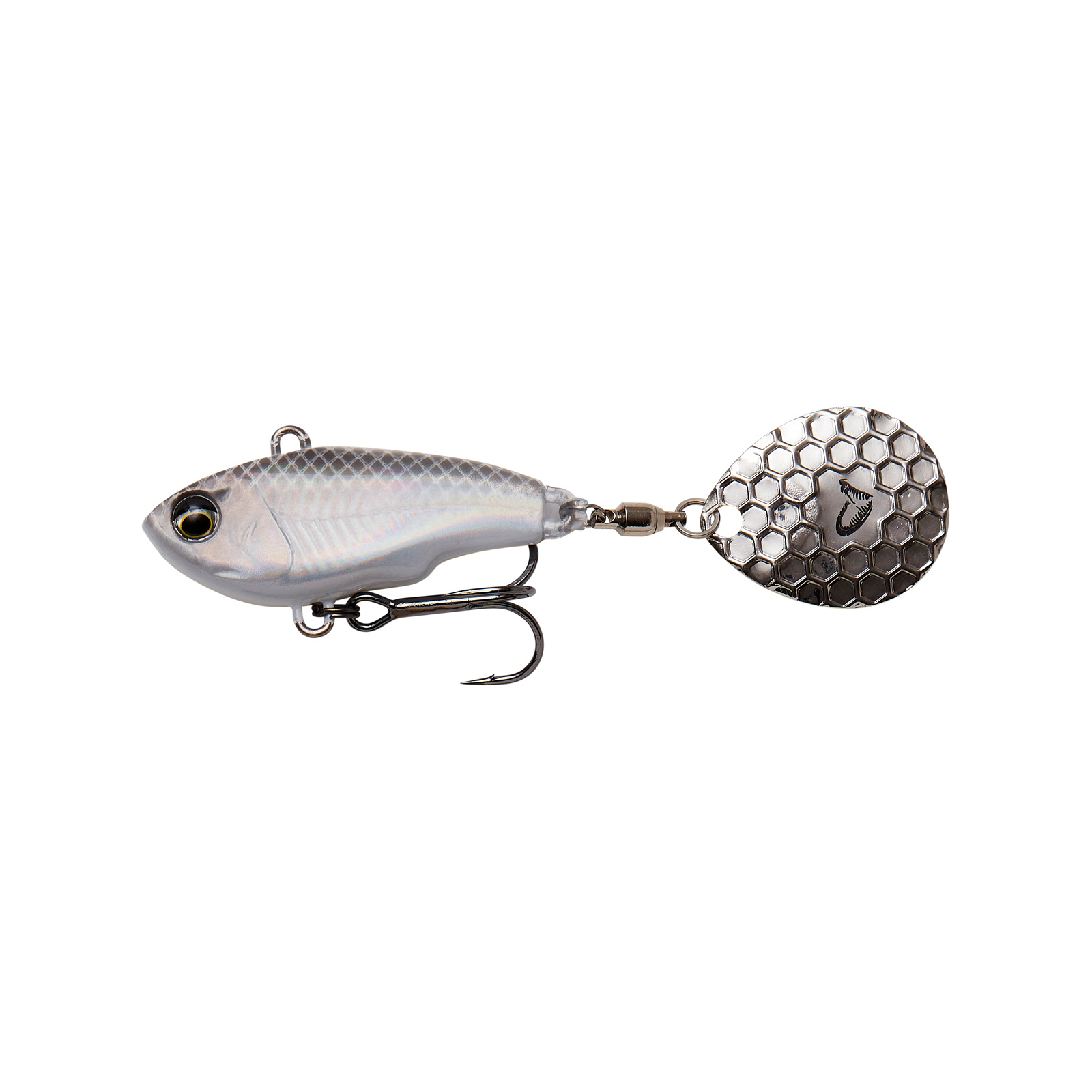 Блесна Savage Gear Fat Tail Spin 65mm 16.0g White Silver (1854.11.70)