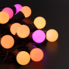 Гирлянда Twinkly Smart LED Twinkly Festoon RGB 20, G45, Gen II, IP44, 10м, черный (TWF020STP-BEU) изображение 11