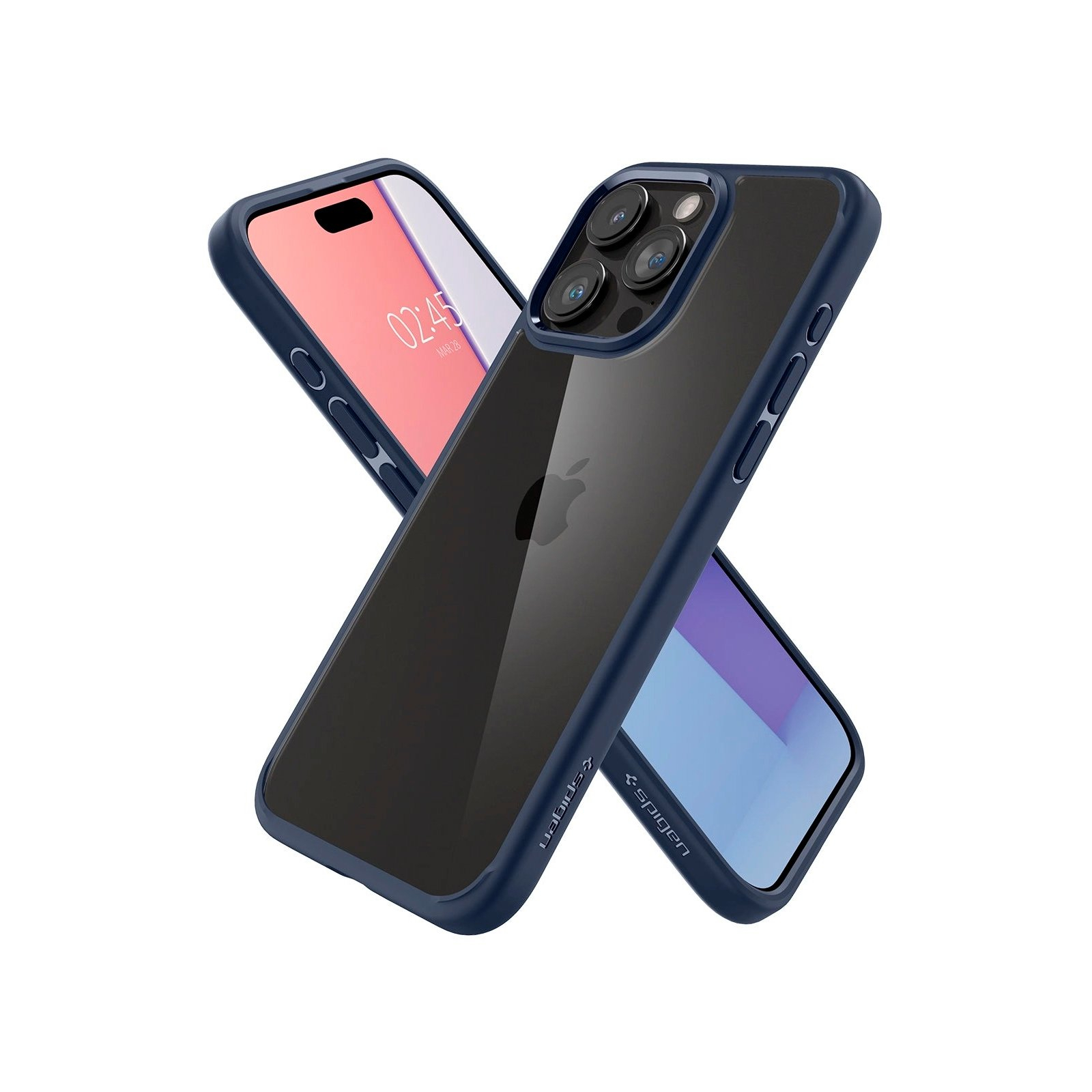 Чохол до мобільного телефона Spigen Apple iPhone 15 Pro Ultra Hybrid Navy Blue (ACS06711) зображення 10