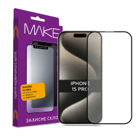 Фото - Захисне скло / плівка MAKE Скло захисне  Apple iPhone 15 Pro  MGF-AI15P (MGF-AI15P)