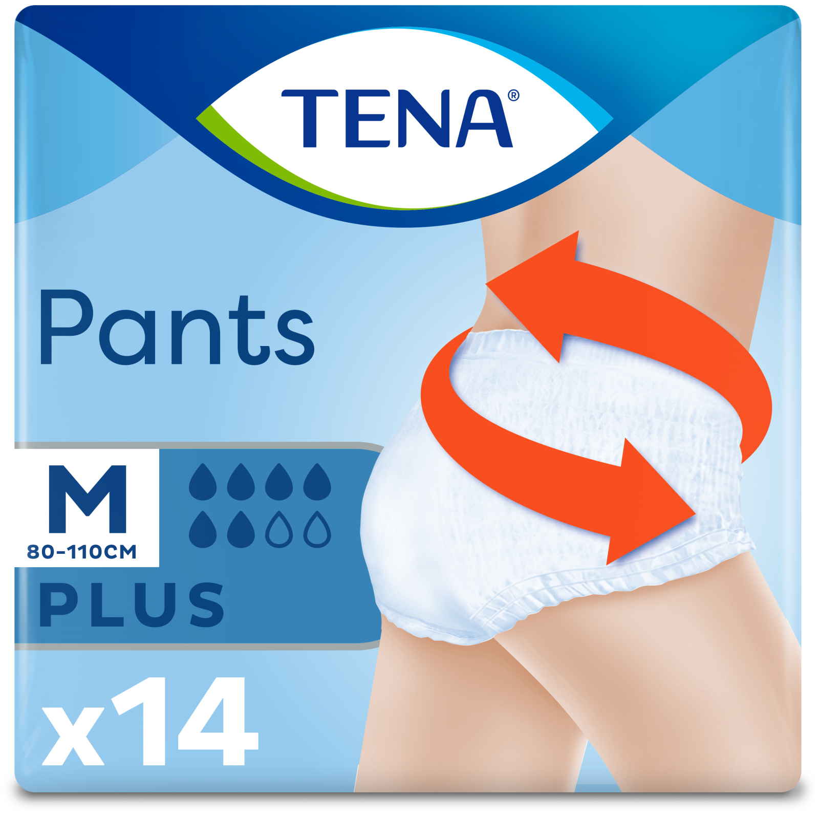 Підгузки для дорослих Tena Pants Plus M 14 (7322541773513) зображення 2