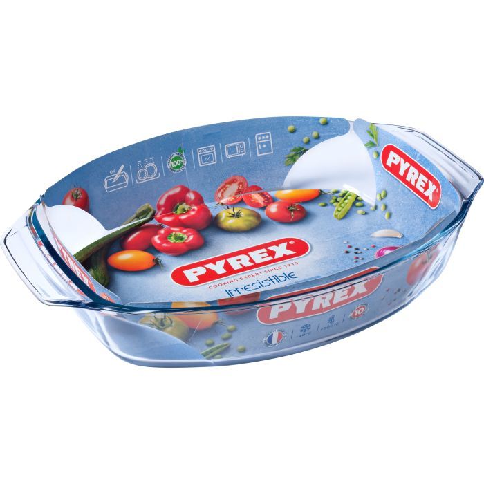 Форма для выпечки Pyrex Irresistible овальна 30 х 21 х 7 см 2,0 л (410B000/7644) изображение 5